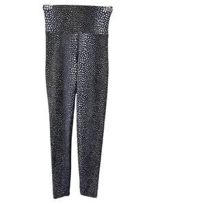 Beach Riot Sport Leggings Size Small Navy Spotted Dot Leggings Athleisure